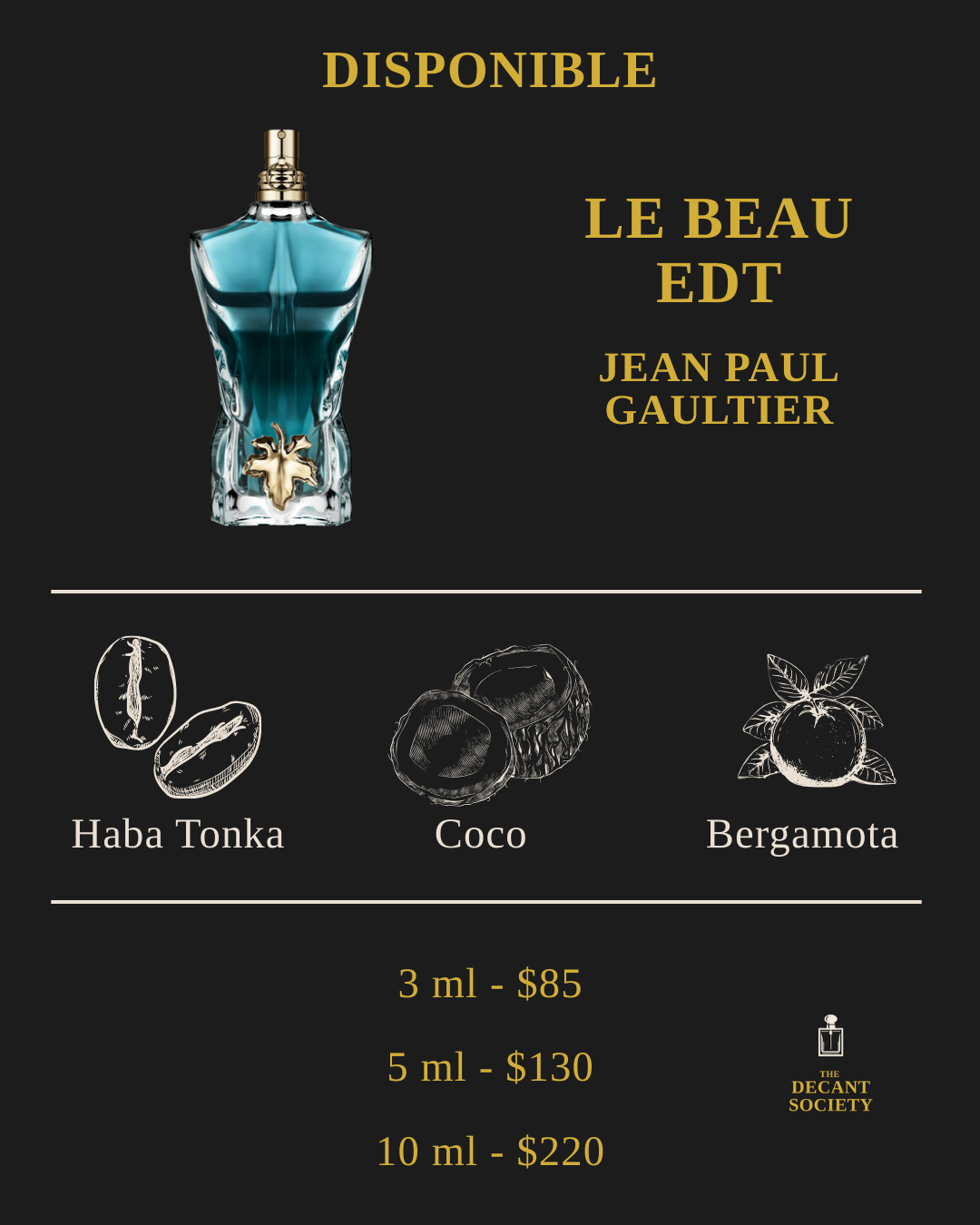Jean Paul Gaultier Le Beau EDT