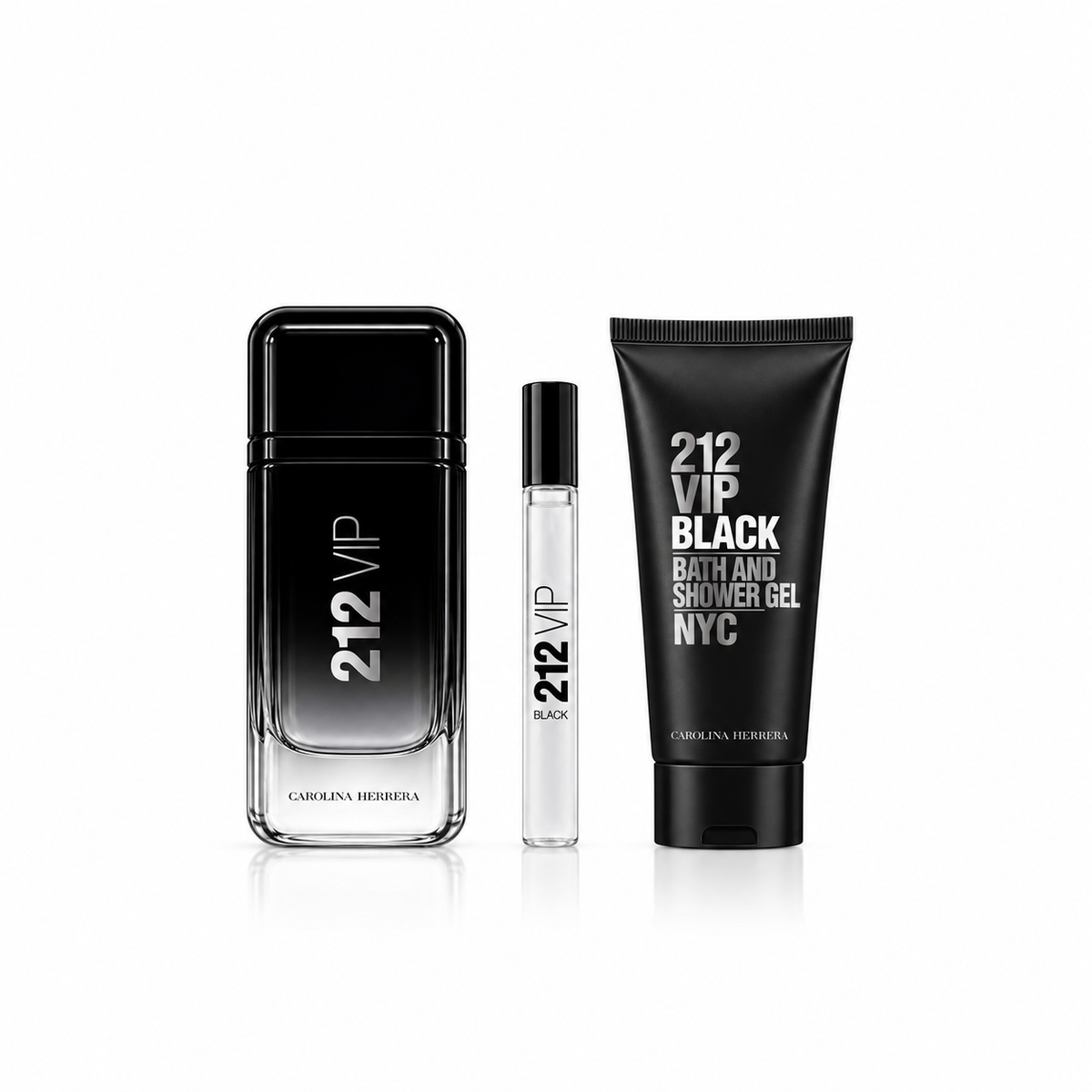 Carolina Herrera 212 Vip Black Estuche 3 Piezas EDP