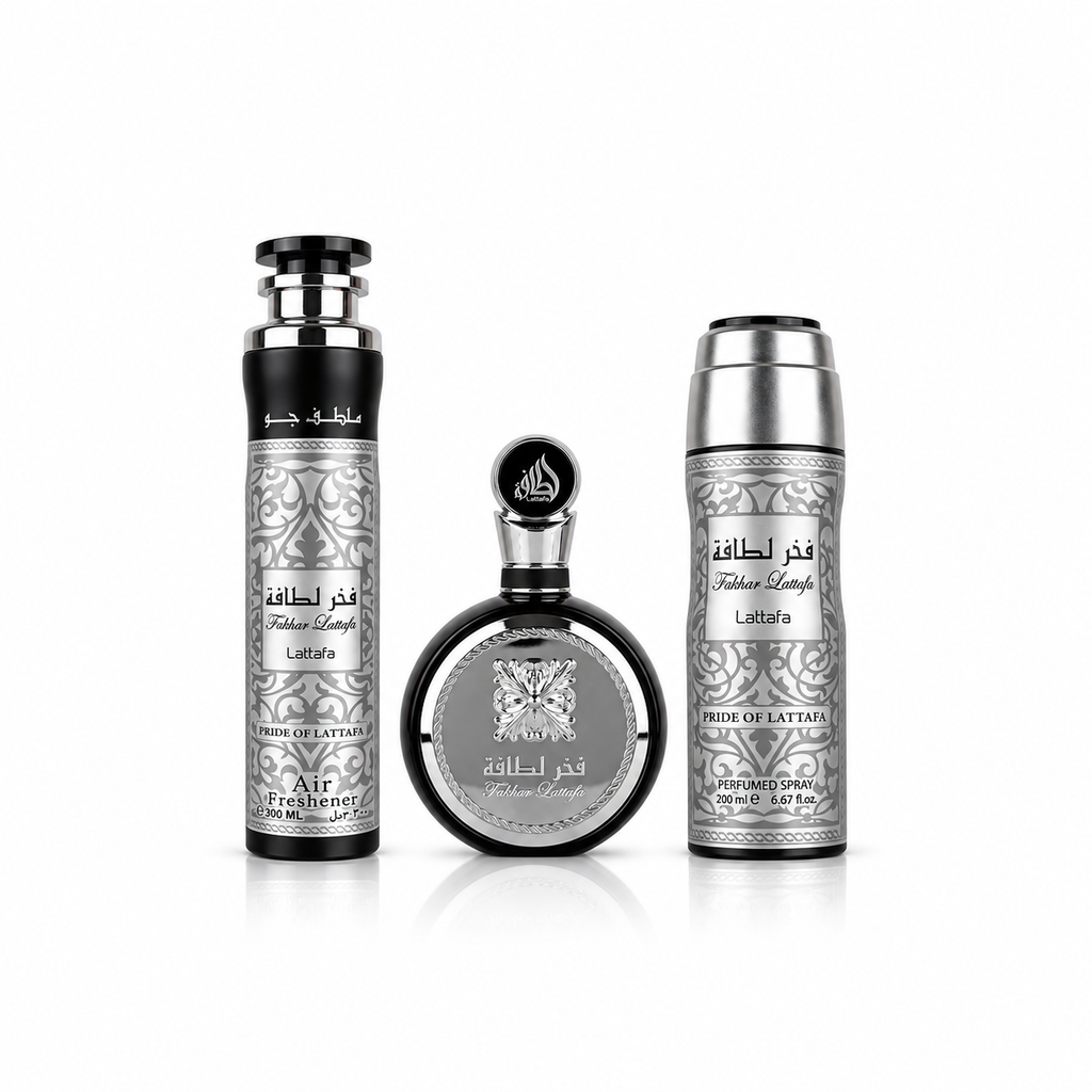 Lattafa Fakhar Black Estuche 3 Piezas EDP