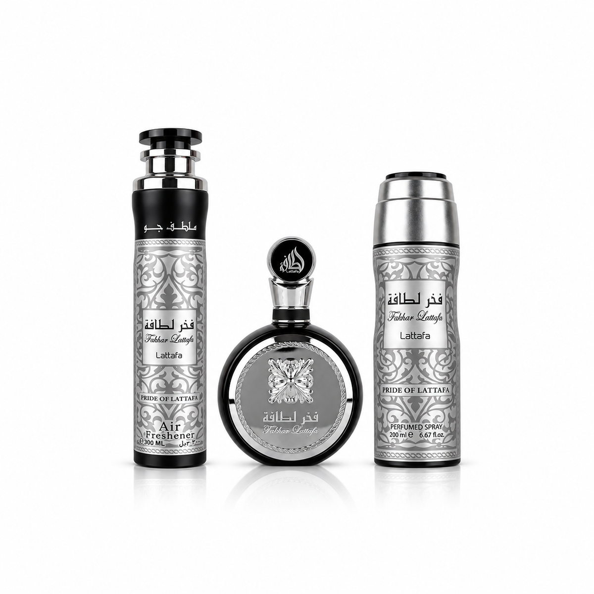 Lattafa Fakhar Black Estuche 3 Piezas EDP