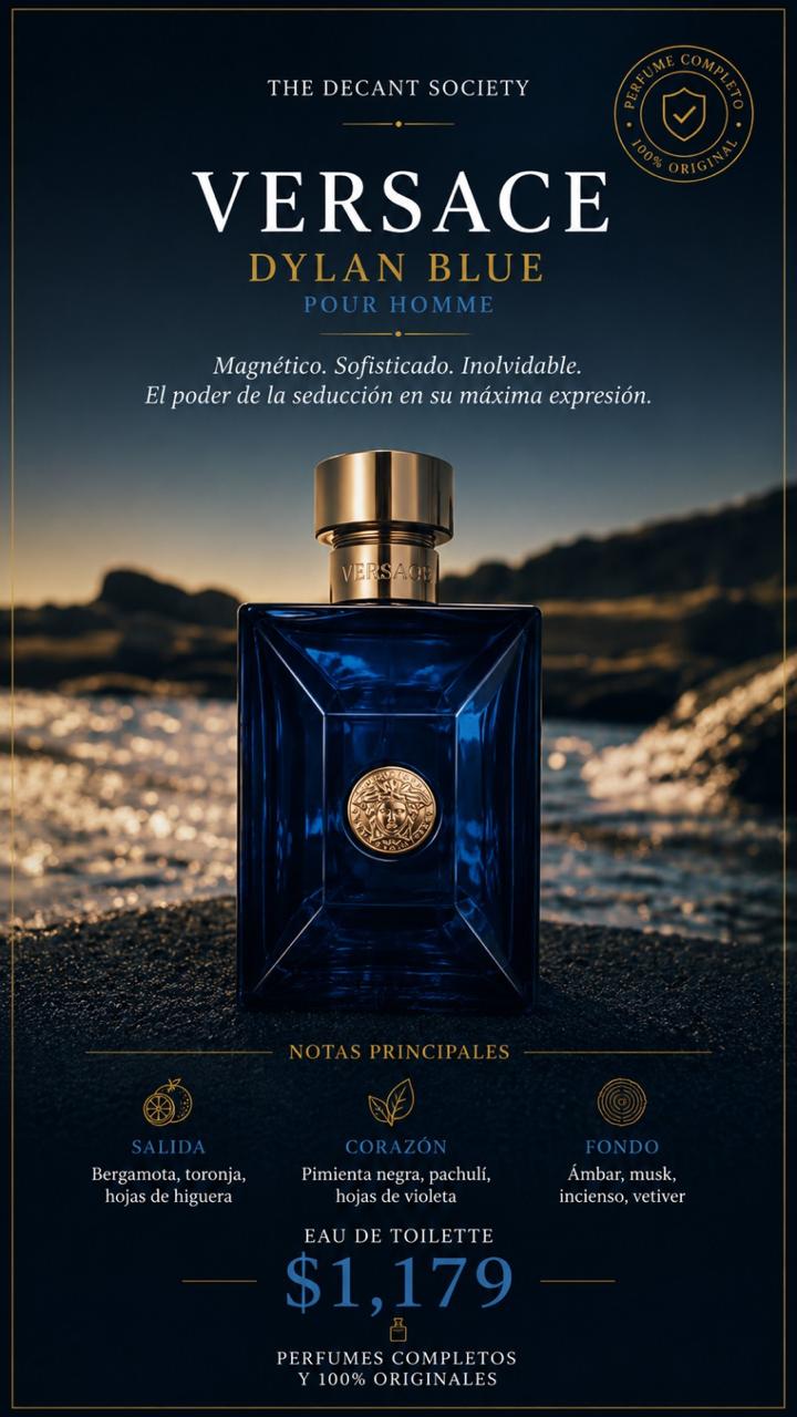 Versace Pour Homme Dylan Blue EDT 100ml Caballero