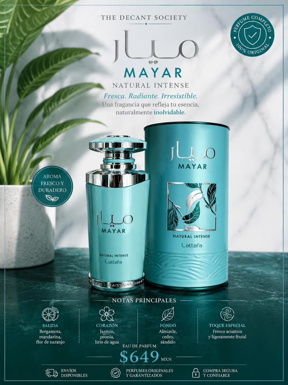 Lattafa Mayar Natural Intense EDP 100ml Dama