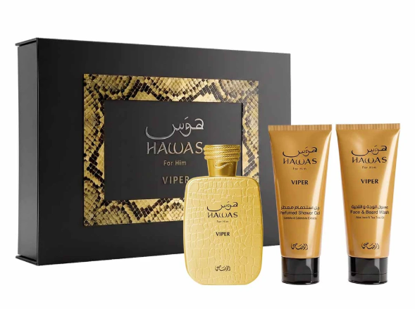 Rasasi Hawas Viper EDP Estuche 3 Piezas 100 ml