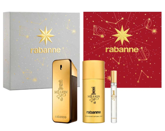 Paco Rabanne One Million EDT – Set de 3 Piezas