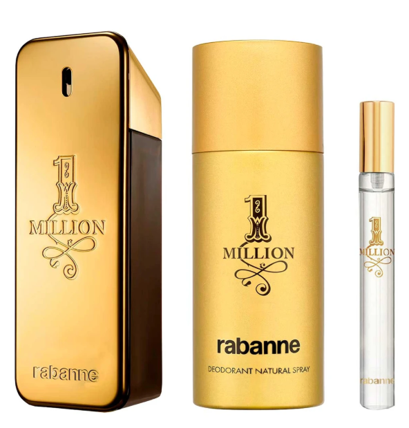 Paco Rabanne One Million EDT – Set de 3 Piezas