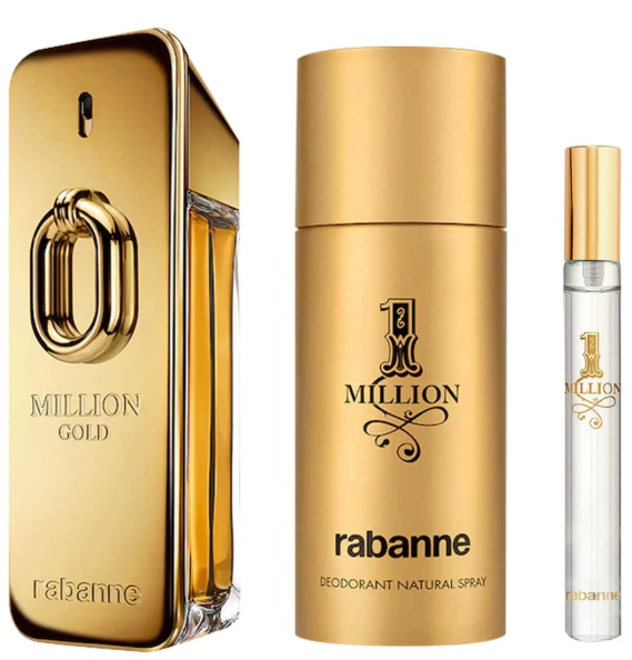 Rabanne Million Gold Intense Eau de Parfum Estuche 3 Piezas 100 ml