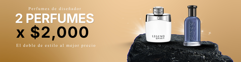 Promoción 2 Perfumes x $2,000 - Montblanc Legend Spirit y Hugo Boss Bottled Infinite